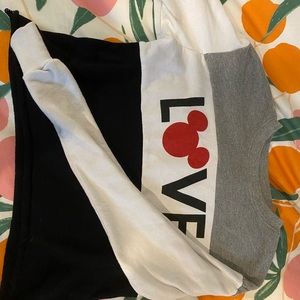 disney love sweatshirt for little girls